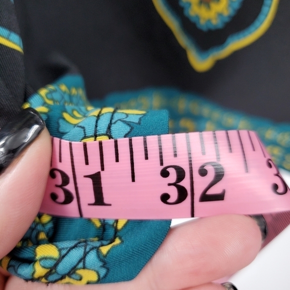 I-N-C International Concepts Woman black and teal tunic top 1X - Picture 11 of 12